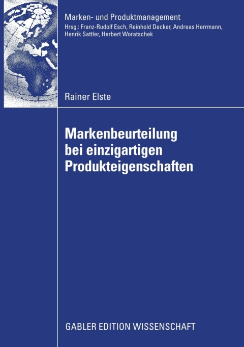 Cover image for book Markenbeurteilung bei einzigartigen Produkteigenschaften