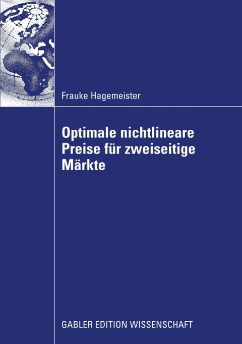 Cover image for book Optimale nichtlineare Preise für zweiseitige Märkte