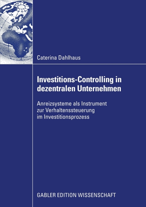 Cover image for book Investitions-Controlling in dezentralen Unternehmen