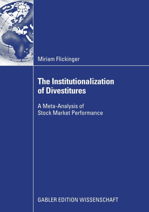 Cover image for book The Institutionalization of Divestitures