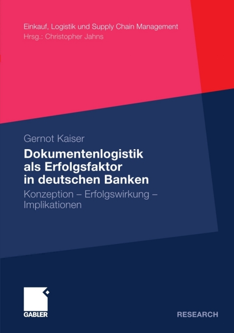 Cover image for book Dokumentenlogistik als Erfolgsfaktor in deutschen Banken