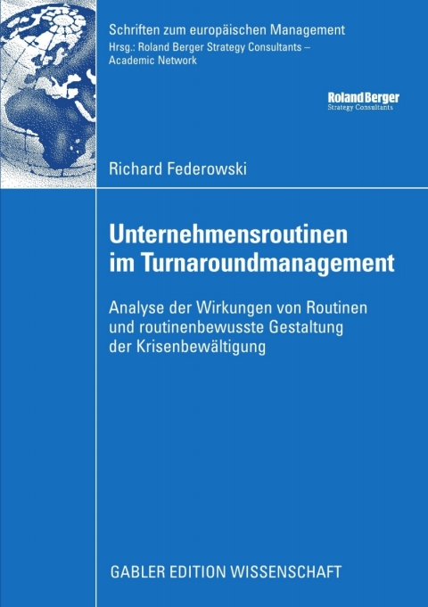 Cover image for book Unternehmensroutinen im Turnaroundmanagement