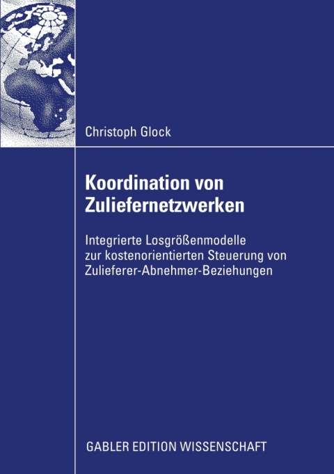 Cover image for book Koordination von Zuliefernetzwerken
