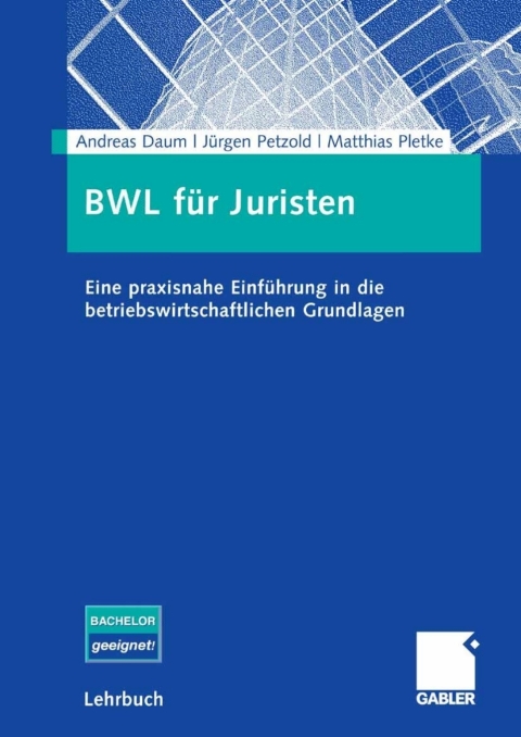Cover image for book BWL für Juristen