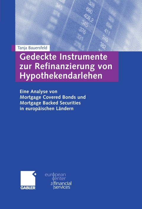 Cover image for book Gedeckte Instrumente zur Refinanzierung von Hypothekendarlehen
