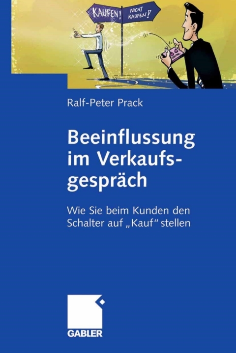 Cover image for book Beeinflussung im Verkaufsgespräch