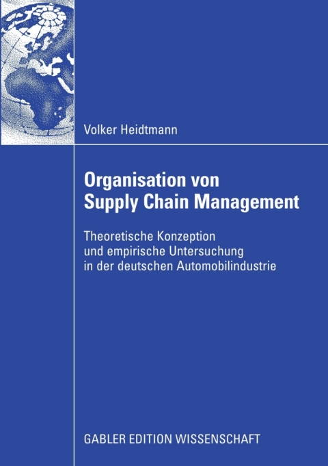 Cover image for book Organisation von Supply Chain Management