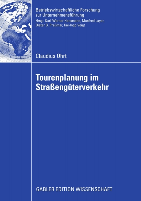 Cover image for book Tourenplanung im Straßengüterverkehr