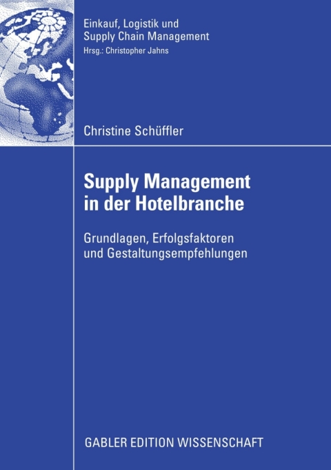 Cover image for book Supply Management in der Hotelbranche