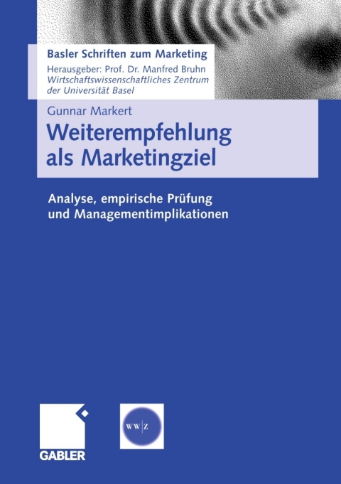Cover image for book Weiterempfehlung als Marketingziel