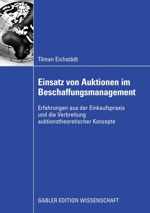 Cover image for book Einsatz von Auktionen im Beschaffungsmanagement