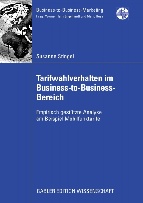 Cover image for book Tarifwahlverhalten im Business-to-Business-Bereich