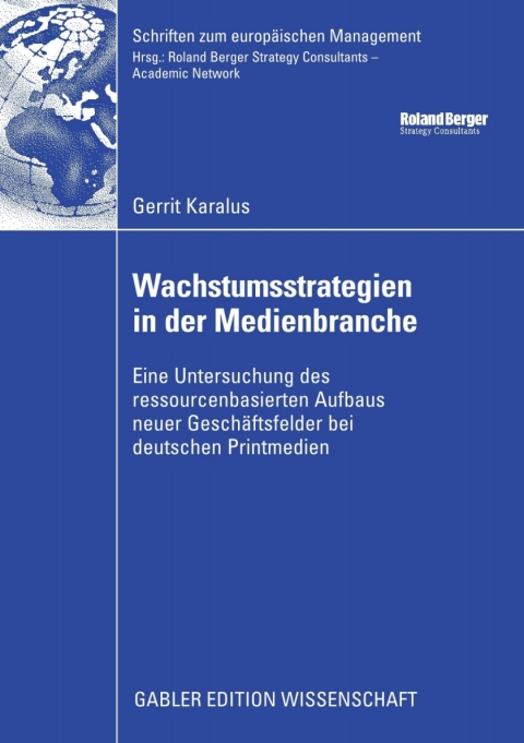 Cover image for book Wachstumsstrategien in der Medienbranche