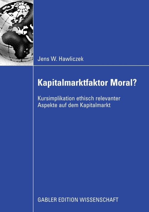 Cover image for book Kapitalmarktfaktor Moral?