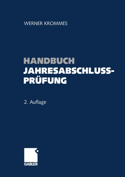 Cover image for book Handbuch Jahresabschlussprüfung