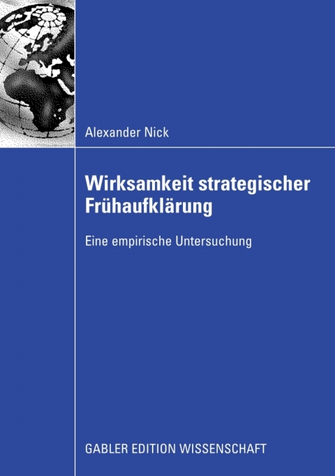 Cover image for book Wirksamkeit strategischer Frühaufklärung