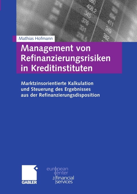 Cover image for book Management von Refinanzierungsrisiken in Kreditinstituten
