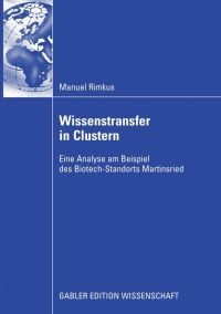 Cover image: Wissenstransfer in Clustern 9783834914279