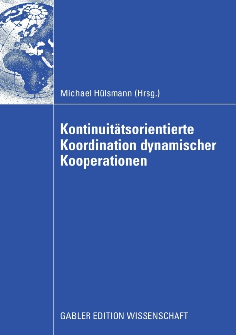 Cover image for book Kontinuitätsorientierte Koordination dynamischer Kooperationen
