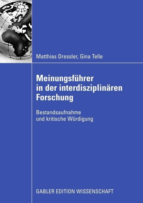 Cover image for book Meinungsführer in der interdisziplinären Forschung