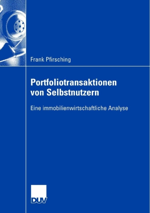 Cover image for book Portfoliotransaktionen von Selbstnutzern