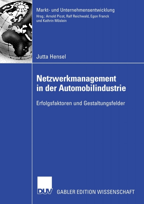 Cover image for book Netzwerkmanagement in der Automobilindustrie