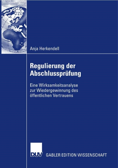 Cover image for book Regulierung der Abschlussprüfung