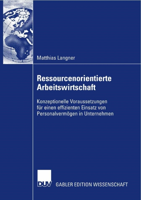 Cover image for book Ressourcenorientierte Arbeitswirtschaft