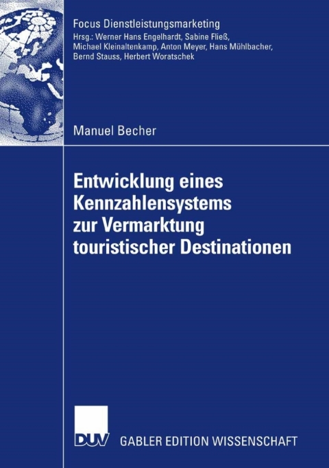 Cover image for book Entwicklung eines Kennzahlensystems zur Vermarktung touristischer Destinationen