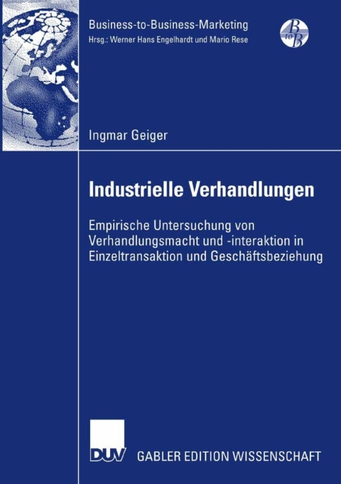 Cover image for book Industrielle Verhandlungen
