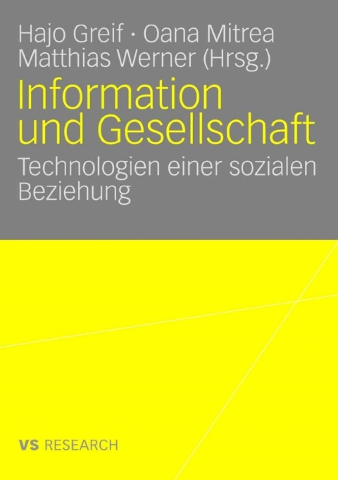 Cover image for book Information und Gesellschaft