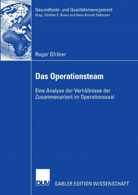 Cover image for book Das Operationsteam