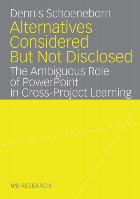 Cover image for book Alternatives Considered But Not Disclosed