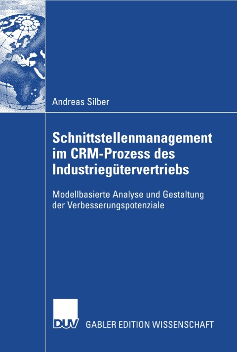 Cover image for book Schnittstellenmanagement im CRM-Prozess des Industriegütervertriebs