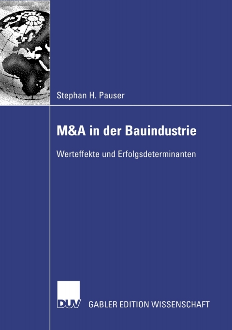 Cover image for book M&A in der Bauindustrie