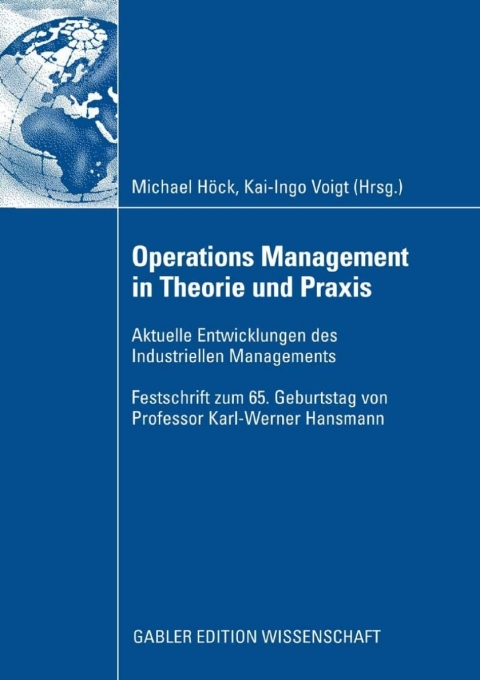 Cover image for book Operations Management in Theorie und Praxis