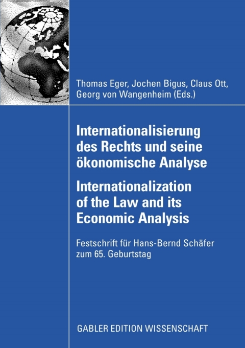 Cover image for book Internationalisierung des Rechts und seine ökonomische Analyse Internationalization of the Law and its Economic Analysis
