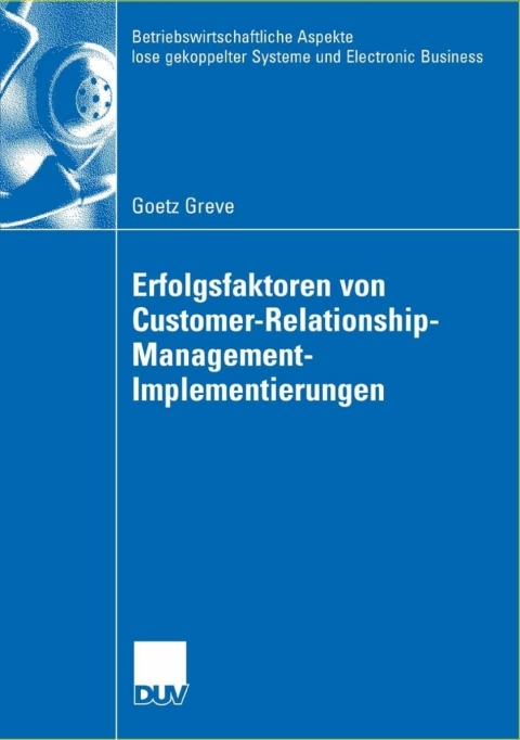 Cover image for book Erfolgsfaktoren von Customer-Relationship-Management-Implementierungen