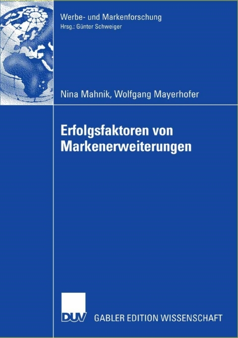 Cover image for book Erfolgsfaktoren von Markenerweiterungen