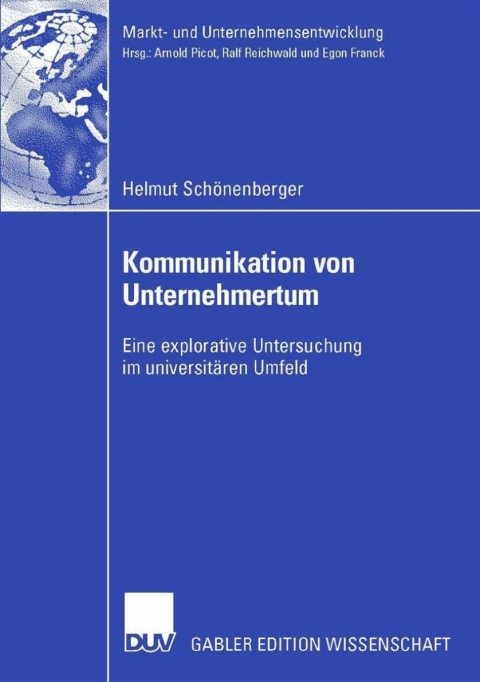Cover image for book Kommunikation von Unternehmertum