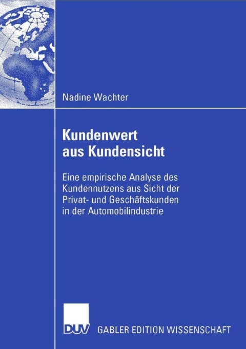 Cover image for book Kundenwert aus Kundensicht