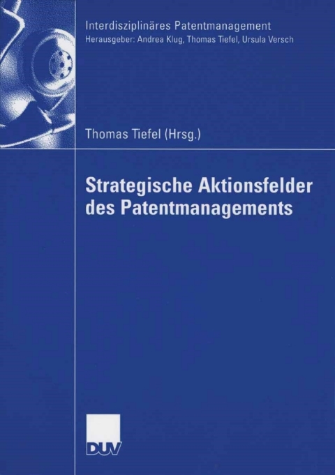Cover image for book Strategische Aktionsfelder des Patentmanagements