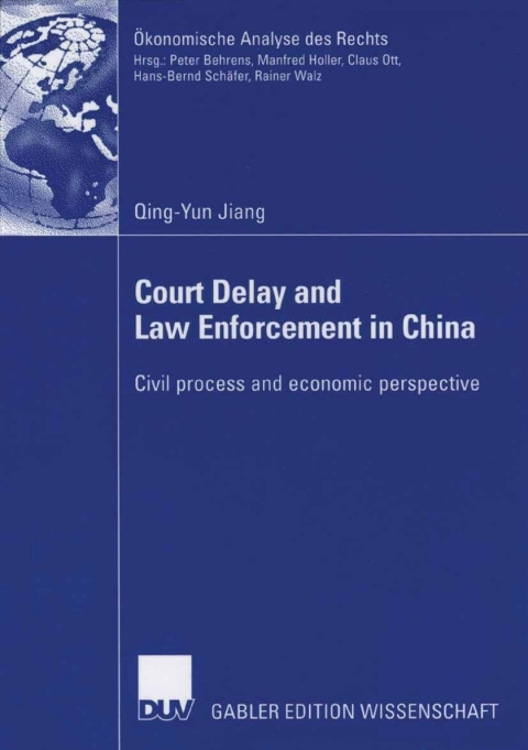 Cover image for book Court Delay and Law Enforcement in China