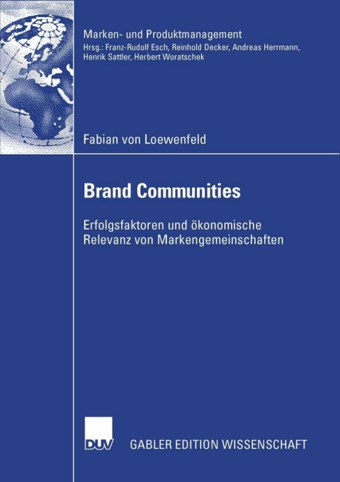 Cover image for book Brand Communities