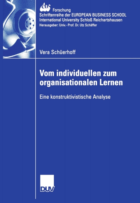 Cover image for book Vom individuellen zum organisationalen Lernen