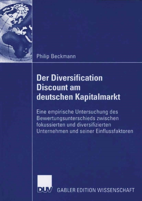 Cover image for book Der Diversification Discount am deutschen Kapitalmarkt