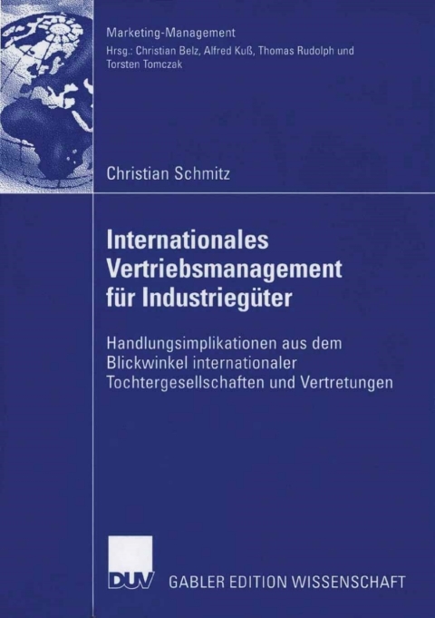 Cover image for book Internationales Vertriebsmanagement für Industriegüter