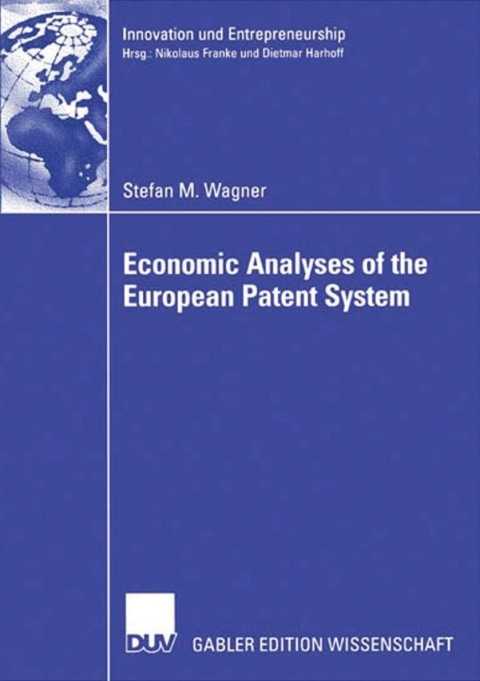 Cover image for book Economic Analyses of the European Patent System