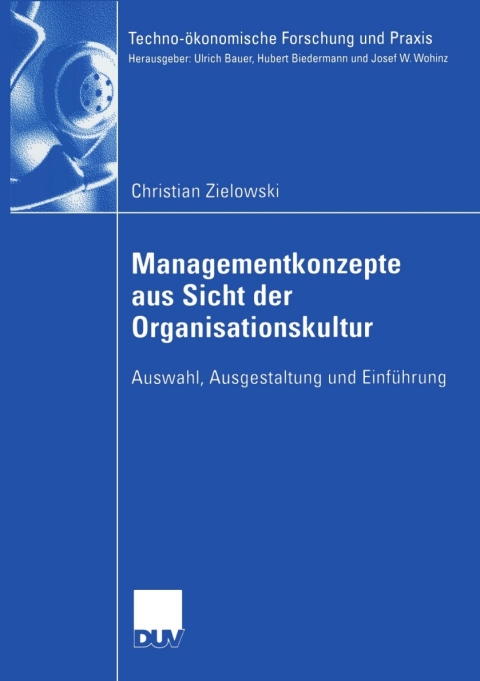 Cover image for book Managementkonzepte aus Sicht der Organisationskultur