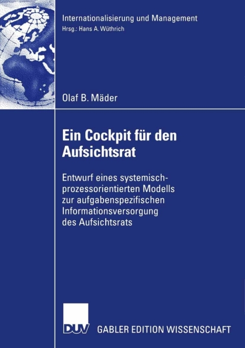 Cover image for book Ein Cockpit für den Aufsichtsrat